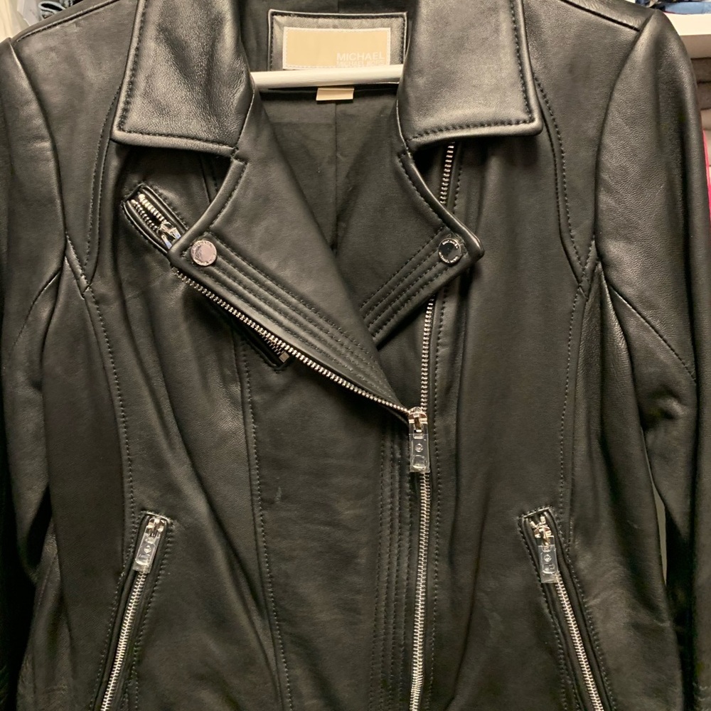 Michael Kors jacket Leather jacket on sale !!